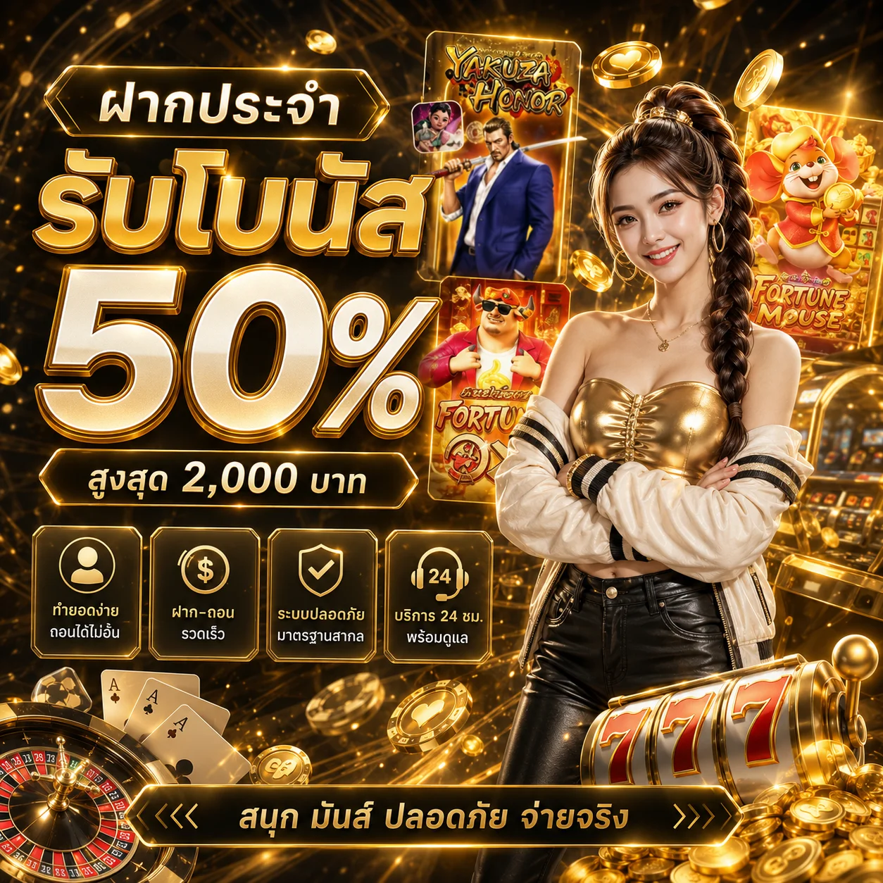 ระบบฝากถอนออโต้ COCOPLUS ไม่มีขั้นต่ำ รองรับทุกธนาคารและ TrueMoney Wallet