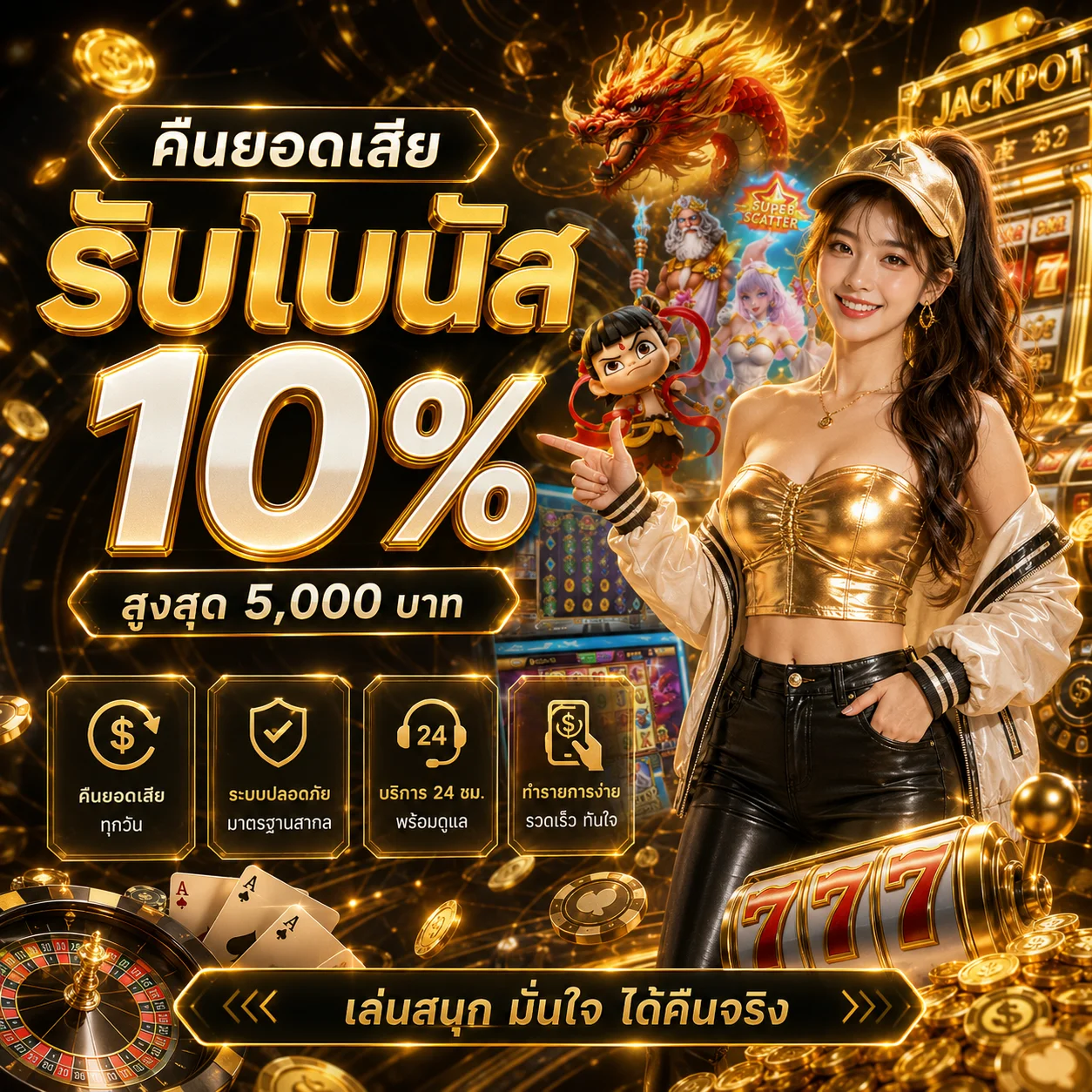 คาสิโนออนไลน์ COCOPLUS บาคาร่าสด รูเล็ต ไฮโล เว็บพนันออนไลน์เว็บตรง